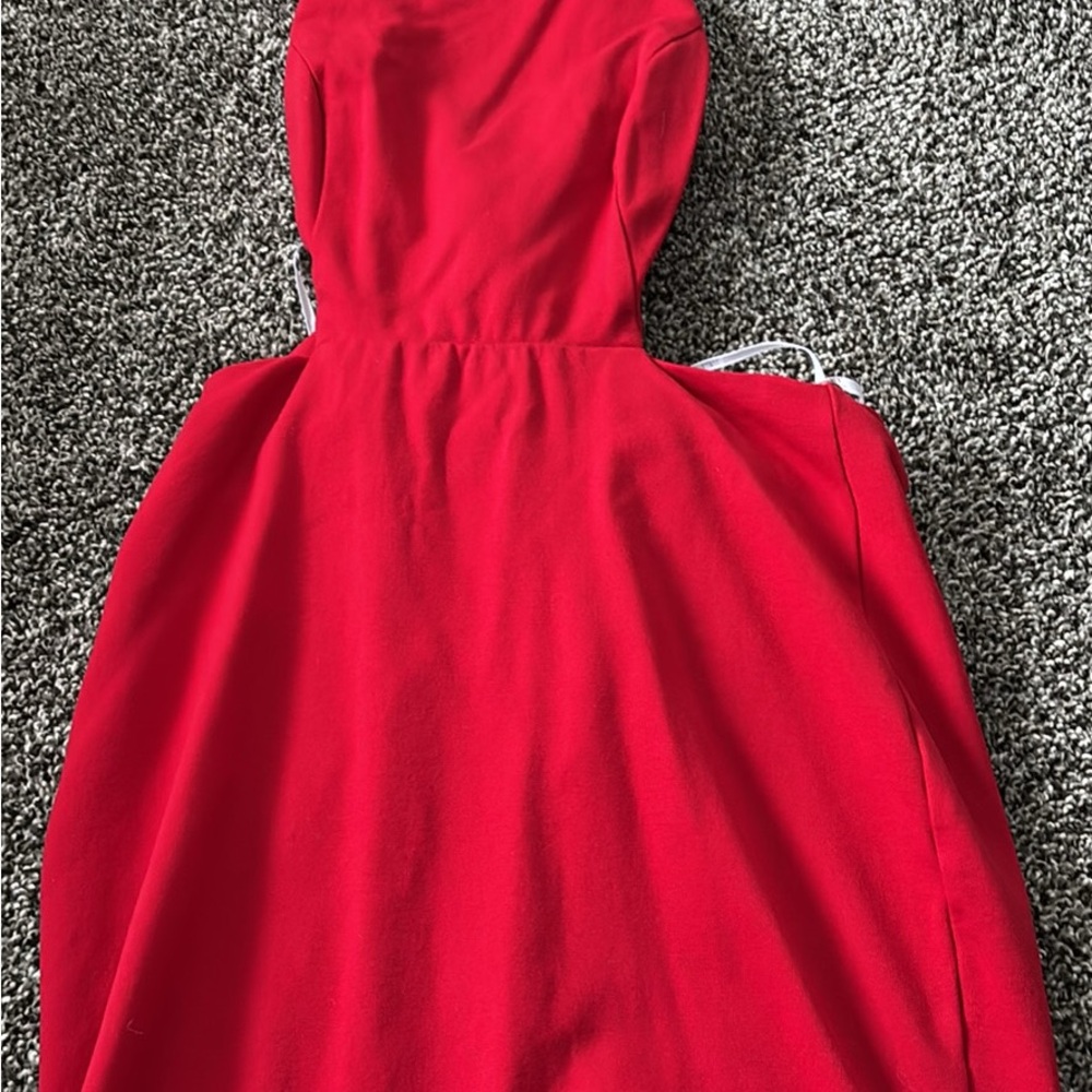 Lulu's Vibrant Red Dress